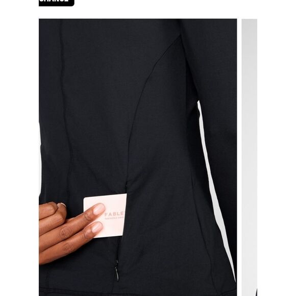 Fabletics Phoenix High Neck Long Sleeve Top. - Picture 10 of 13